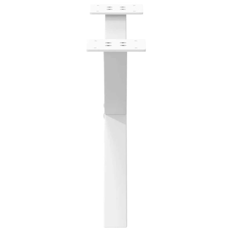 Casa si Gradina - Mobilier - Feronerie si accesorii mobila - Picioare masuta cafea in forma X, 2 buc alb 50x(30-31) cm otel, mărime 50x(30-31) cm (40 mm) - Infinity.ro