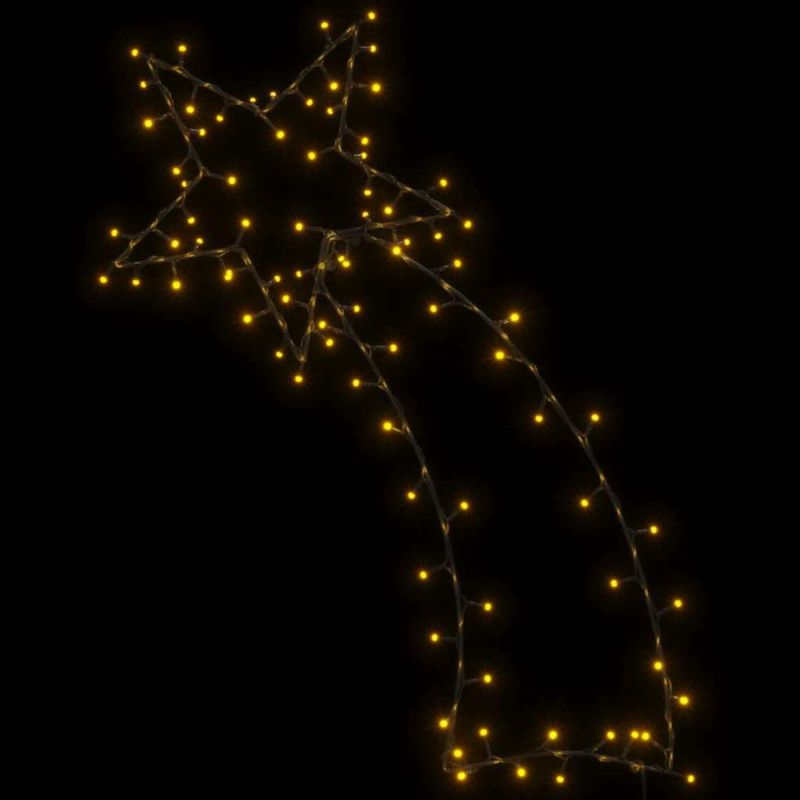 Casa si Gradina - Decoratiuni - Decoratiuni de sezon - Lumini Craciun Silueta stea cazatoare 115 LED-uri alb cald - Infinity.ro