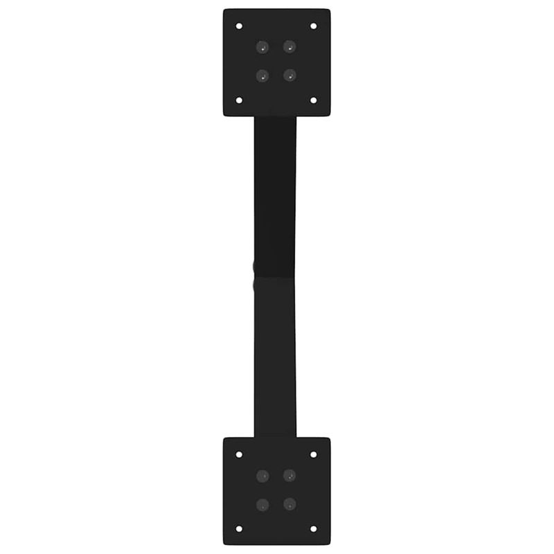 Casa si Gradina - Mobilier - Feronerie si accesorii mobila - Picioare masuta de cafea in forma de X 2 buc Negru Otel - Infinity.ro