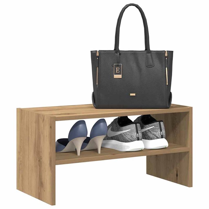 Casa si Gradina - Mobilier - Organizare si depozitare - Organizator incaltaminte - Suport pantofi stivuibil Stejar Artisan 60x30x30,5 cm - Infinity.ro