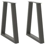 Casa si Gradina - Mobilier - Feronerie si accesorii mobila - Picioare pentru masuta cafea in forma de V 2 buc Antracit Otel - Infinity.ro