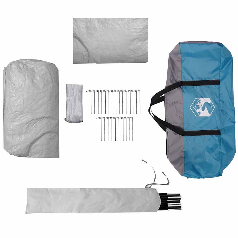 Sport si Outdoor - Camping - Corturi camping - Cort auto pentru 4 persoane, albastru, impermeabil - Infinity.ro