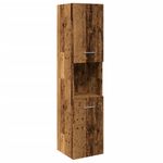 Casa si Gradina - Mobilier - Mobilier baie - Comode baie - Dulap suspendat de baie, lemn vechi 30x30x130 cm lemn prelucrat - Infinity.ro