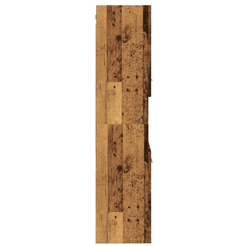 Casa si Gradina - Mobilier - Mobilier baie - Comode baie - Dulap suspendat de baie, lemn vechi 30x30x130 cm lemn prelucrat - Infinity.ro