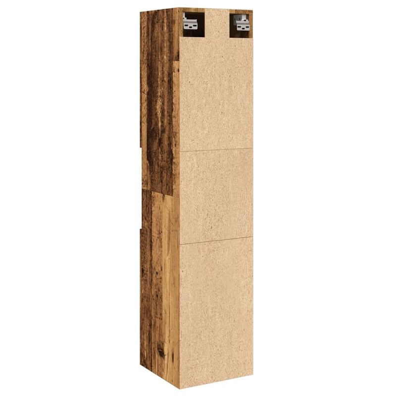 Casa si Gradina - Mobilier - Mobilier baie - Comode baie - Dulap suspendat de baie, lemn vechi 30x30x130 cm lemn prelucrat - Infinity.ro
