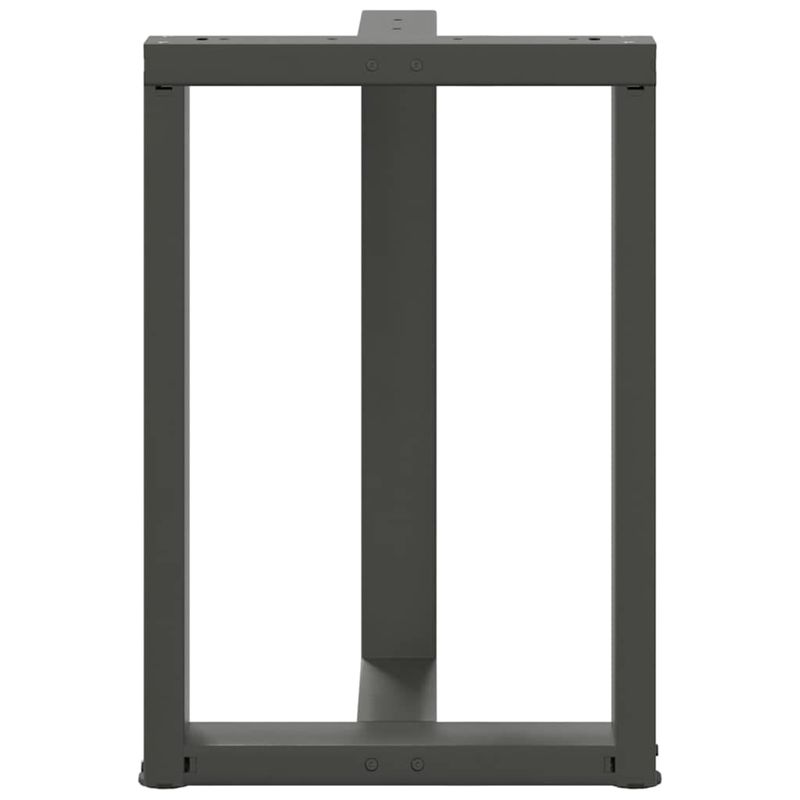 Casa si Gradina - Mobilier - Feronerie si accesorii mobila - Picioare pentru masa in forma de T, 2 buc Antracit Otel, mărime 50x35x(72-73) cm - Infinity.ro