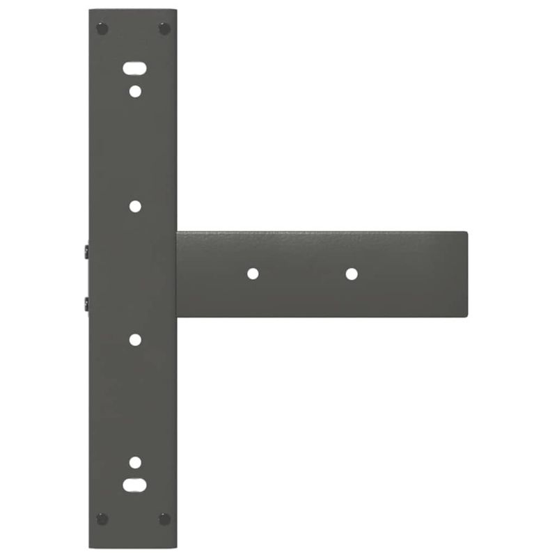 Casa si Gradina - Mobilier - Feronerie si accesorii mobila - Picioare pentru masa in forma de T, 2 buc Antracit Otel, mărime 50x35x(72-73) cm - Infinity.ro
