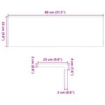 Casa si Gradina - Constructii - Scari si accesorii interioare - Accesorii scari interioare - Trepte de scara 8 buc maro deschis lemn masiv de stejar, mărime 80x25x2 cm - Infinity.ro