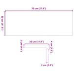 Casa si Gradina - Constructii - Scari si accesorii interioare - Accesorii scari interioare - Trepte scari 8 buc Stejar masiv netratat 70x30x2 cm - Infinity.ro