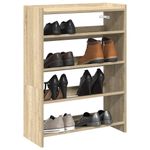 Casa si Gradina - Mobilier - Organizare si depozitare - Organizator incaltaminte - Pantofar, stejar sonoma, 80x25x61,5 cm, lemn prelucrat, lăţime 60 cm, înălțime 81 cm - Infinity.ro