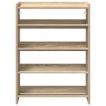 Casa si Gradina - Mobilier - Organizare si depozitare - Organizator incaltaminte - Pantofar, stejar sonoma, 80x25x61,5 cm, lemn prelucrat, lăţime 60 cm, înălțime 81 cm - Infinity.ro