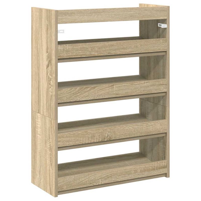 Casa si Gradina - Mobilier - Organizare si depozitare - Organizator incaltaminte - Pantofar, stejar sonoma, 80x25x61,5 cm, lemn prelucrat, lăţime 60 cm, înălțime 81 cm - Infinity.ro