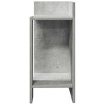 Casa si Gradina - Mobilier - Mese si birouri - Mese living - Masa laterala cu polita gri beton 25,5x27x60 cm - Infinity.ro