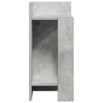 Casa si Gradina - Mobilier - Mese si birouri - Mese living - Masa laterala cu polita gri beton 25,5x27x60 cm - Infinity.ro