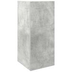 Casa si Gradina - Mobilier - Mese si birouri - Mese living - Masa laterala cu polita gri beton 25,5x27x60 cm - Infinity.ro