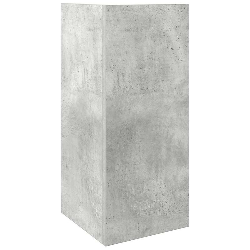 Casa si Gradina - Mobilier - Mese si birouri - Mese living - Masa laterala cu polita gri beton 25,5x27x60 cm - Infinity.ro