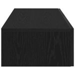 Casa si Gradina - Mobilier - Biblioteci si rafturi - Rafturi - Raft de perete cu sertare negru 100x36x19 cm lemn prelucrat - Infinity.ro