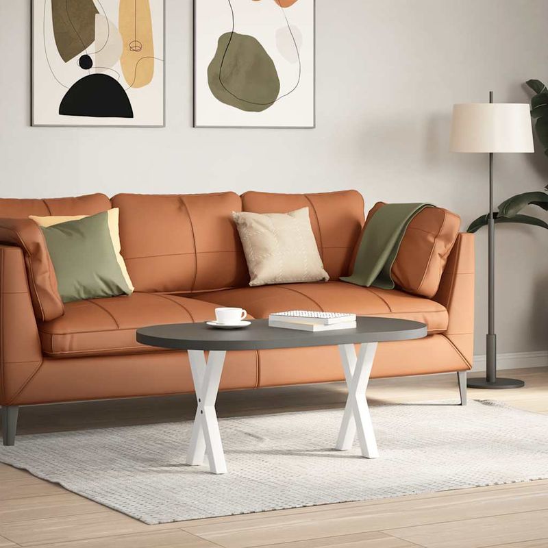 Casa si Gradina - Mobilier - Feronerie si accesorii mobila - Picioare masuta cafea in forma X, 2 buc alb 28x(42-43) cm otel, mărime 28x(42-43) cm (40 mm) - Infinity.ro