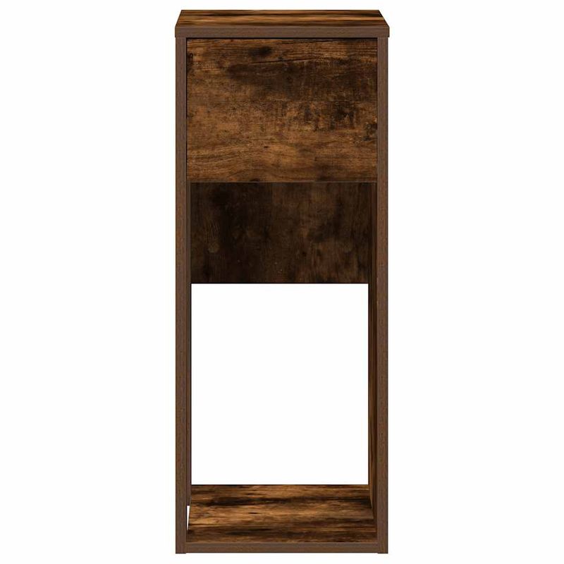 Casa si Gradina - Mobilier - Mese si birouri - Birouri - Suport turn pentru computer cu sertar Stejar afumat 30x44x74 cm - Infinity.ro