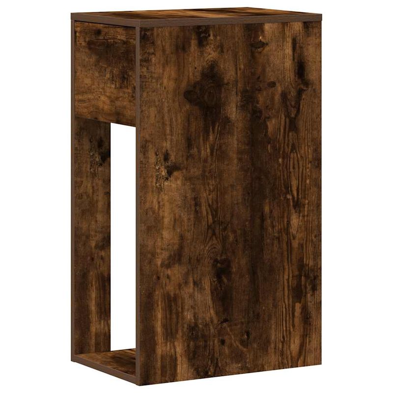 Casa si Gradina - Mobilier - Mese si birouri - Birouri - Suport turn pentru computer cu sertar Stejar afumat 30x44x74 cm - Infinity.ro