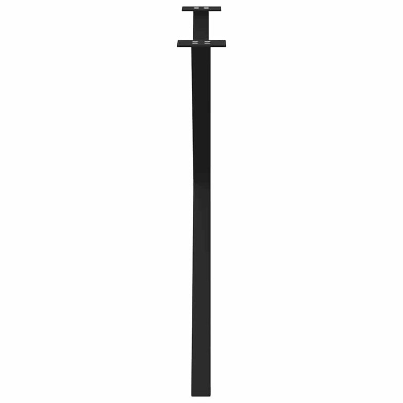 Casa si Gradina - Mobilier - Feronerie si accesorii mobila - Picioare pentru masa in forma X, 2 buc Negru 90x(72-73) cm Otel, mărime 90x(72-73) cm (40 mm) - Infinity.ro