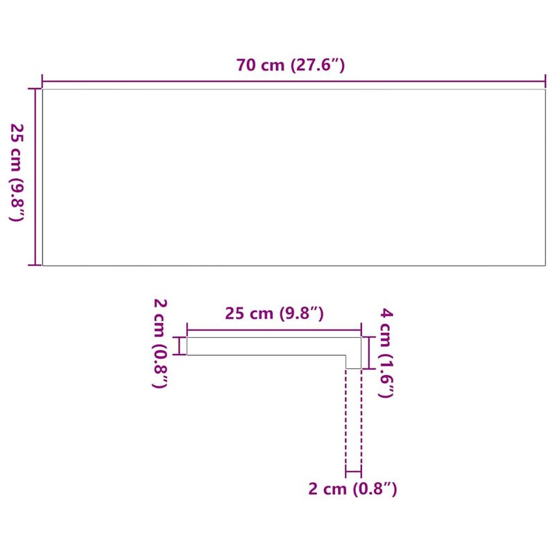 Casa si Gradina - Constructii - Scari si accesorii interioare - Accesorii scari interioare - Trepte scari 8 buc Stejar masiv netratat 70x25x2 cm - Infinity.ro