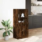 Casa si Gradina - Mobilier - Comode si corpuri - Corpuri bucatarie - Dulap de bucatarie, stejar fumuriu, 57x41,5x131,5 cm, lemn - Infinity.ro