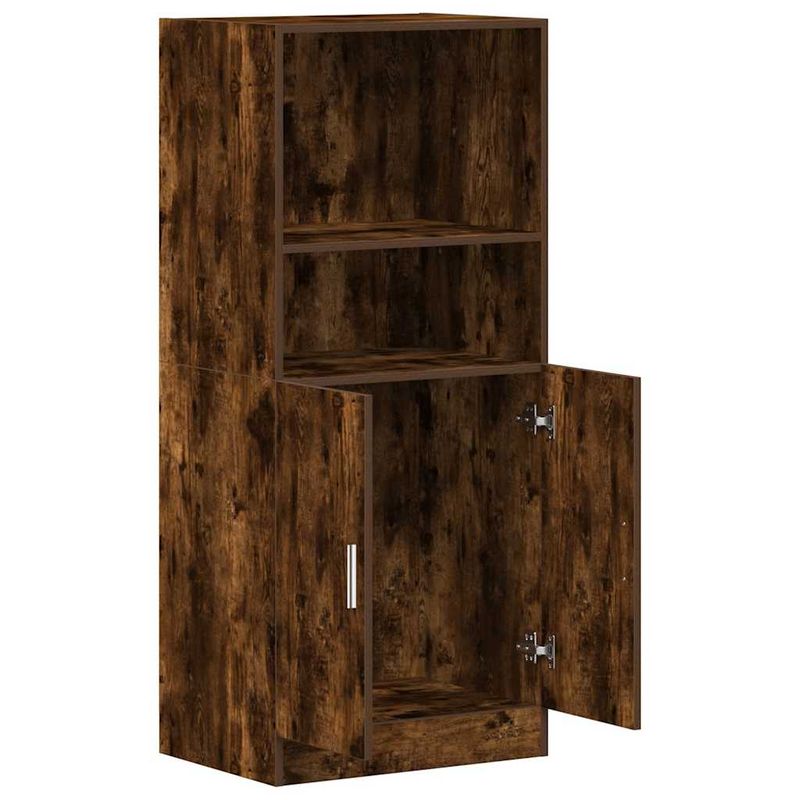 Casa si Gradina - Mobilier - Comode si corpuri - Corpuri bucatarie - Dulap de bucatarie, stejar fumuriu, 57x41,5x131,5 cm, lemn - Infinity.ro