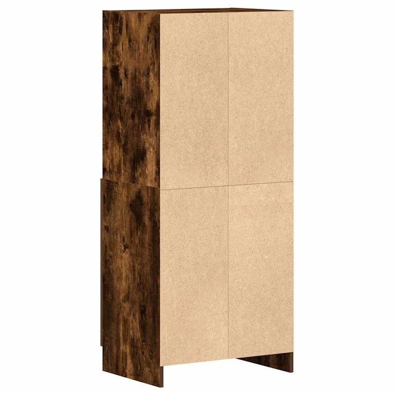 Casa si Gradina - Mobilier - Comode si corpuri - Corpuri bucatarie - Dulap de bucatarie, stejar fumuriu, 57x41,5x131,5 cm, lemn - Infinity.ro