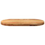 Casa si Gradina - Mobilier - Feronerie si accesorii mobila - Blat de masa maro deschis 80x40x4 cm lemn masiv de stejar oval - Infinity.ro