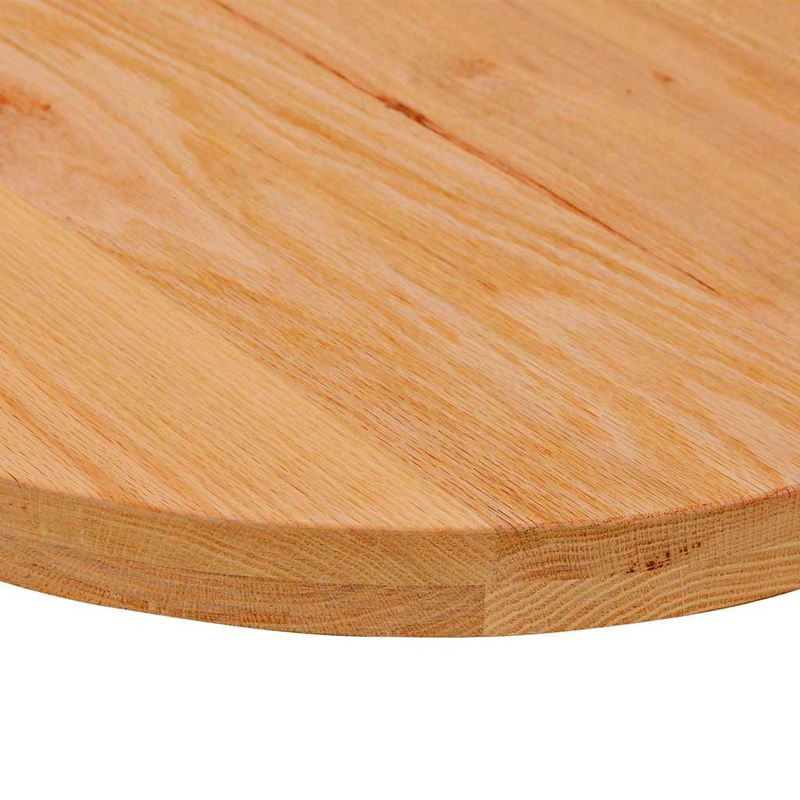 Casa si Gradina - Mobilier - Feronerie si accesorii mobila - Blat de masa maro deschis 80x40x4 cm lemn masiv de stejar oval - Infinity.ro