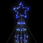 Casa si Gradina - Decoratiuni - Decoratiuni de sezon - Con de lumina brad de Craciun, 1534 LED-uri, albastru, 503 cm - Infinity.ro