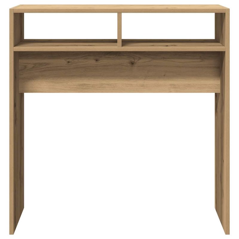 Casa si Gradina - Mobilier - Comode si corpuri - Console - Masuta consola, stejar artizanal, 78x30x80 cm, lemn prelucrat - Infinity.ro