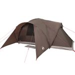 Sport si Outdoor - Camping - Corturi camping - Cort de camping cupola pentru 494x370x190 cm, maro, impermeabil - Infinity.ro
