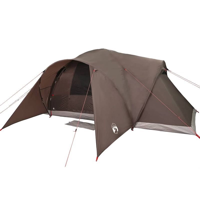 Sport si Outdoor - Camping - Corturi camping - Cort de camping cupola pentru 494x370x190 cm, maro, impermeabil - Infinity.ro