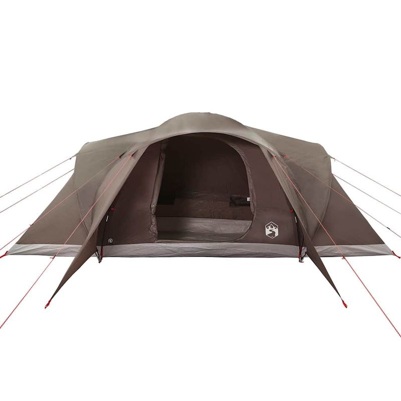 Sport si Outdoor - Camping - Corturi camping - Cort de camping cupola pentru 494x370x190 cm, maro, impermeabil - Infinity.ro