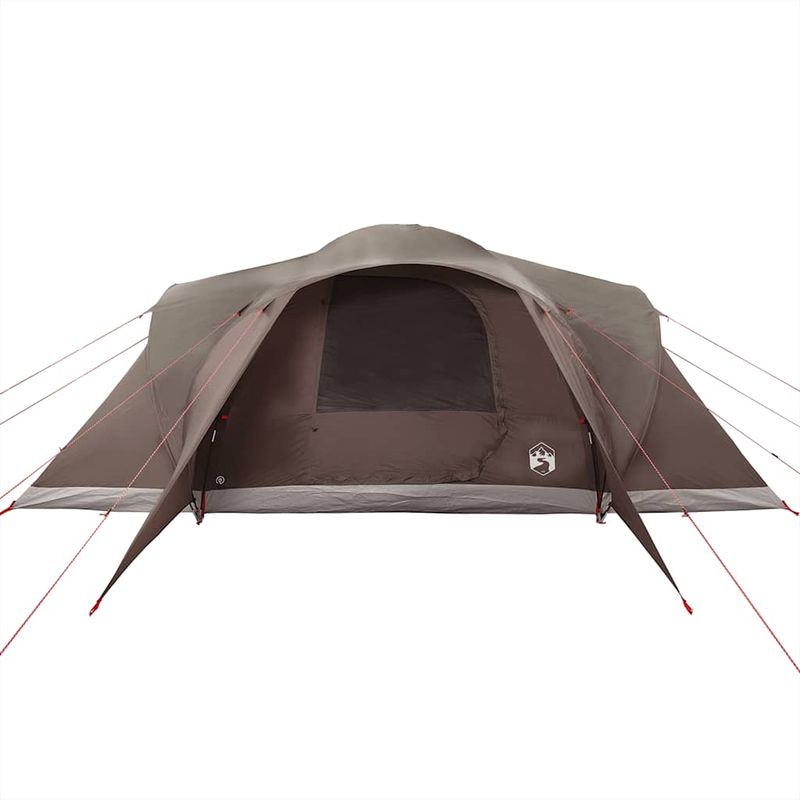 Sport si Outdoor - Camping - Corturi camping - Cort de camping cupola pentru 494x370x190 cm, maro, impermeabil - Infinity.ro