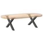 Casa si Gradina - Mobilier - Feronerie si accesorii mobila - Picioare pentru masuta cafea in forma de X, 2 buc Antracit Otel, mărime 60x(30-31) cm (40 mm) - Infinity.ro