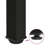 Casa si Gradina - Mobilier - Feronerie si accesorii mobila - Picioare masuta de cafea 4 buc Negru 72-74 cm Otel, mărime 72-74 cm (40 mm) - Infinity.ro