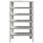 Casa si Gradina - Mobilier - Organizare si depozitare - Organizator incaltaminte - Pantofar, gri beton, 61x32x105 cm, lemn prelucrat - Infinity.ro