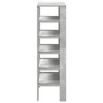 Casa si Gradina - Mobilier - Organizare si depozitare - Organizator incaltaminte - Pantofar, gri beton, 61x32x105 cm, lemn prelucrat - Infinity.ro