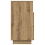 Casa si Gradina - Mobilier - Comode si corpuri - Noptiere - Noptiere 2 buc cu 2 sertare Stejar artizanal 36x36x68 cm - Infinity.ro