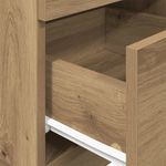 Casa si Gradina - Mobilier - Comode si corpuri - Noptiere - Noptiere 2 buc cu 2 sertare Stejar artizanal 36x36x68 cm - Infinity.ro
