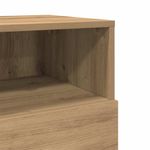 Casa si Gradina - Mobilier - Comode si corpuri - Noptiere - Noptiere 2 buc cu 2 sertare Stejar artizanal 36x36x68 cm - Infinity.ro