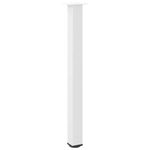 Casa si Gradina - Mobilier - Feronerie si accesorii mobila - Picioare masuta de cafea 4 buc Alb 100-102 cm Otel - Infinity.ro