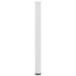 Casa si Gradina - Mobilier - Feronerie si accesorii mobila - Picioare masuta de cafea 4 buc Alb 100-102 cm Otel - Infinity.ro