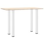 Casa si Gradina - Mobilier - Feronerie si accesorii mobila - Picioare masuta de cafea 4 buc Alb 100-102 cm Otel - Infinity.ro