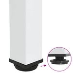Casa si Gradina - Mobilier - Feronerie si accesorii mobila - Picioare masuta de cafea 4 buc Alb 100-102 cm Otel - Infinity.ro