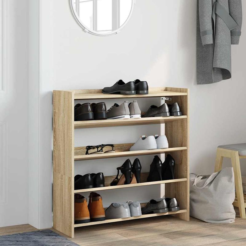 Casa si Gradina - Mobilier - Organizare si depozitare - Organizator incaltaminte - Pantofar, stejar sonoma, 80x25x81 cm, lemn prelucrat - Infinity.ro