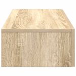 Casa si Gradina - Mobilier - Biblioteci si rafturi - Rafturi - Raft de perete cu sertare Stejar Sonoma lemn prelucrat, mărime 80x33x17 cm - Infinity.ro